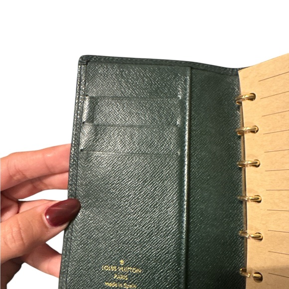 Louis Vuitton Green Taiga leather Agenda - Picture 3 of 6
